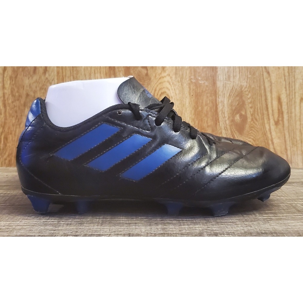 Adidas Goletto VII FG Soccer Cleat Shoes Youth‎ Size 5 Black Blue